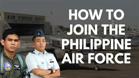 how to join philippine air force